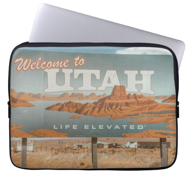 Utah Life erhöht Laptopschutzhülle (Vorderseite)