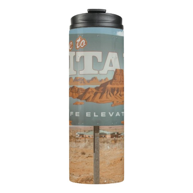 Utah Life erhöht Thermosbecher (Vorderseite)