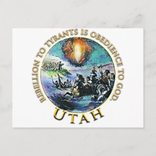 Utah Party Einladungspostkarte