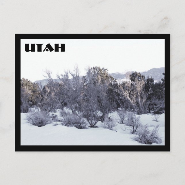 Utah Postkarte (Vorderseite)