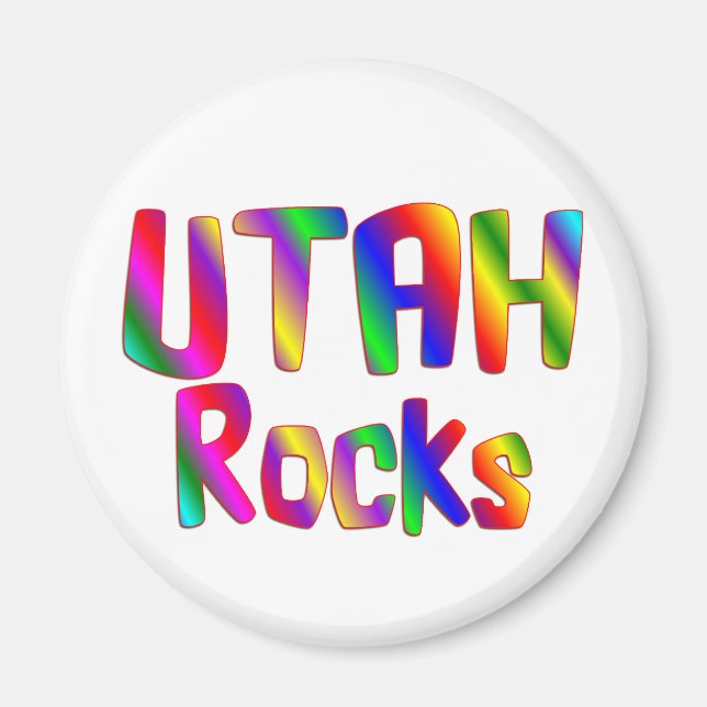 Utah Rocks Magnet (Vorne)