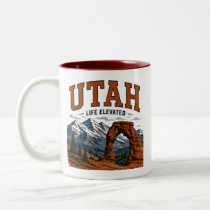 Utah Roter Canyon Abenteuer Zweifarbige Tasse