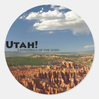 Utah Runder Aufkleber