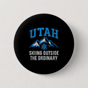 Utah Skifahren außerhalb des gewöhnlichen Kollegiu Button