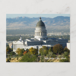 Utah Staat Hauptstadt Postkarte