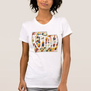 Utah Staat Karte T-Shirt