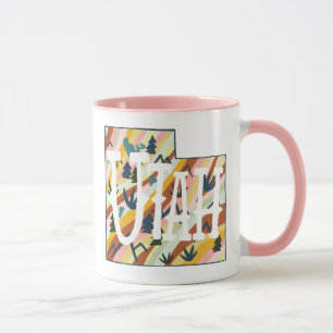 Utah Staat Karte Tasse