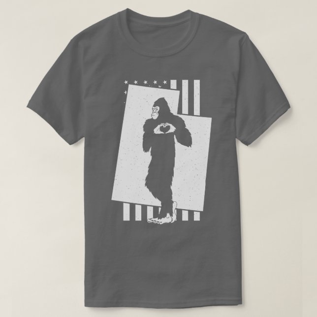 Utah Staat Map T-Shirt (Design vorne)