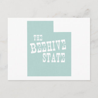Utah Staat Motto Slogan Postkarte