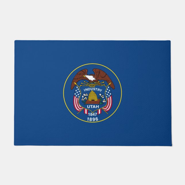 Utah State Flag Design Fußmatte (Vorderseite)