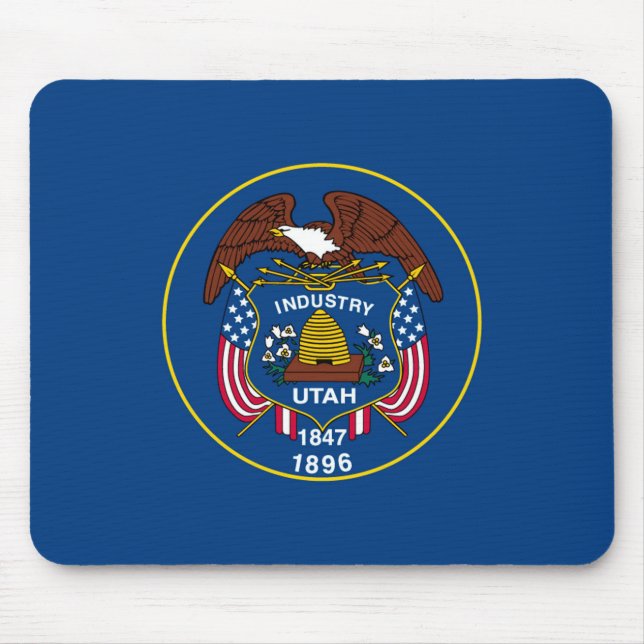 Utah State Flag Design Mousepad (Vorne)