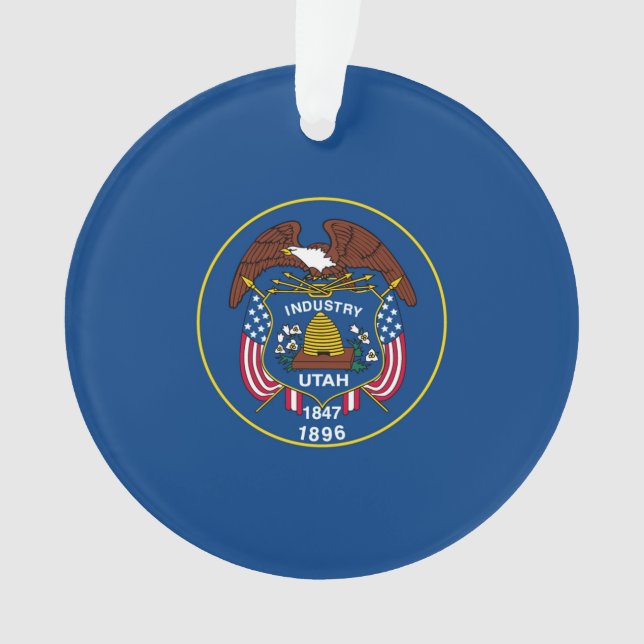 Utah State Flag Design Ornament (Vorderseite)