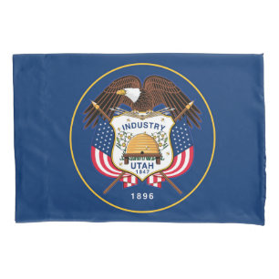 Utah State Flag Print Patriotc Kissenbezug