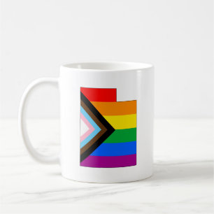 Utah State Pride LGBTQ Progress Pride Kaffeetasse