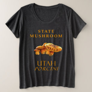 Utah-Territorium Pilz Der Steinpilz Große Größe T-Shirt