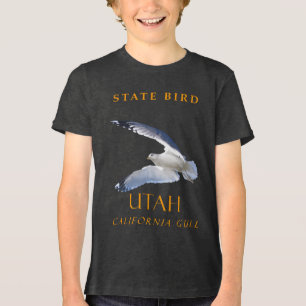 Utah-Territorium-Vogel Die Kalifornische Möwe Tri-Blend Shirt