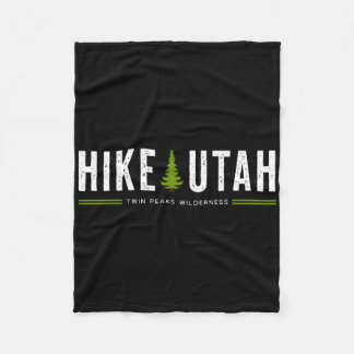 Utah Twin Peaks Wilderness Wanderung Tree Retro Gr Fleecedecke