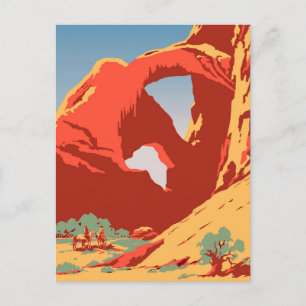 Utah Unbearbeitete Vintage-Fotos Alte Ästhetik Bil Postkarte