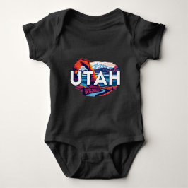 Utah USA Baby Strampler