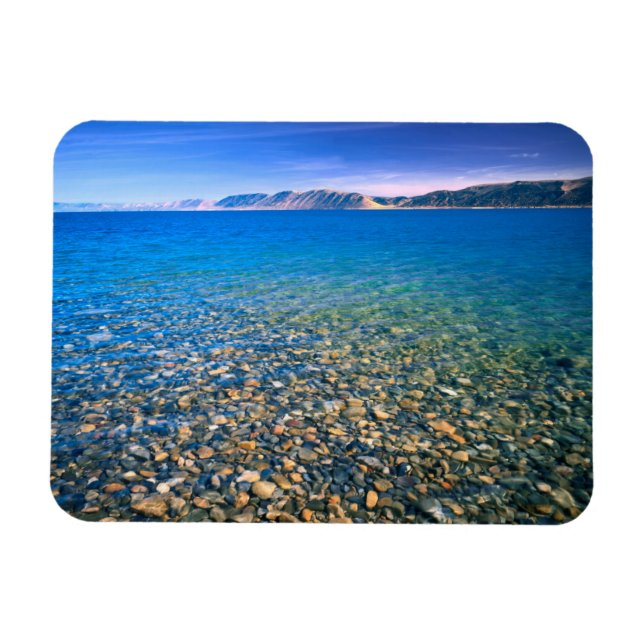 UTAH. USA. Das klare Wasser des Bärensees zeigt Magnet (Horizontal)