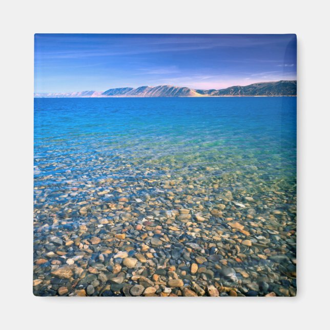 UTAH. USA. Das klare Wasser des Bärensees zeigt Magnet (Vorne)
