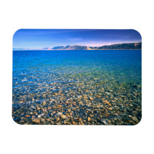 UTAH. USA. Das klare Wasser des Bear Lake offenbar Magnet