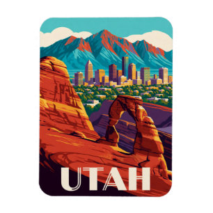 Utah USA Mighty Five Nationalparks-Rundreise 🏜️ Magnet