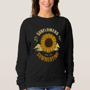 Utah Ut Pride Sonnenblume Sommer Rebellischer Gärt Sweatshirt