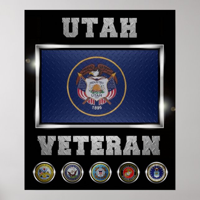 Utah Veteran Poster (Vorne)