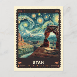 Utah | Vincent Van Gogh Inspiriert Postkarte