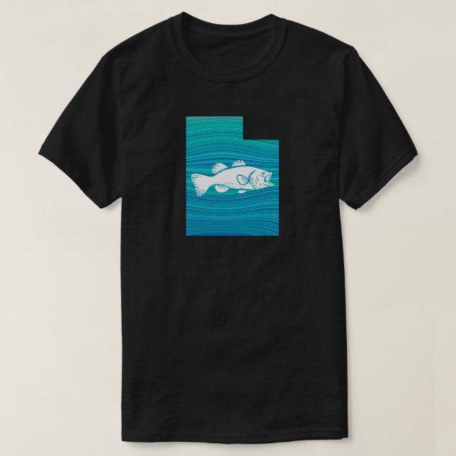 Utah Wave Fishing T-Shirt (Design vorne)