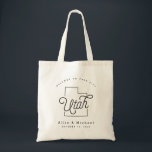 Utah Wedding Welcome Tote Bag Tragetasche<br><div class="desc">Diese Tasche in Utah ist ideal,  um die Gäste der Stadt zu Ihrer Hochzeit zu empfangen! Packen Sie es mit lokalen Goodies für ein extra lustiges Willkommenspaket.</div>