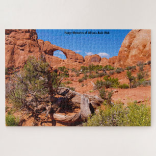 Utah Wilsons Arch. Jigsaw Puzzle