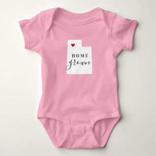 Utah Zuhause Grown Staat T-Shirt Baby Strampler