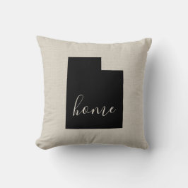 Utah Zuhause Staat Throw Kissen