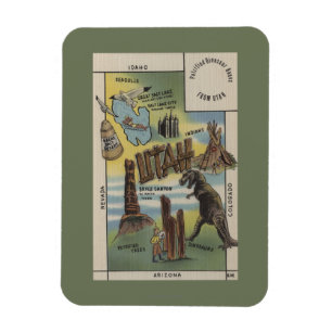 UtahDepictions der Standorte, zum in UtahUtah zu Magnet