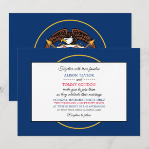 Utahn Flag, Flagge von Utah Wedding Einladung