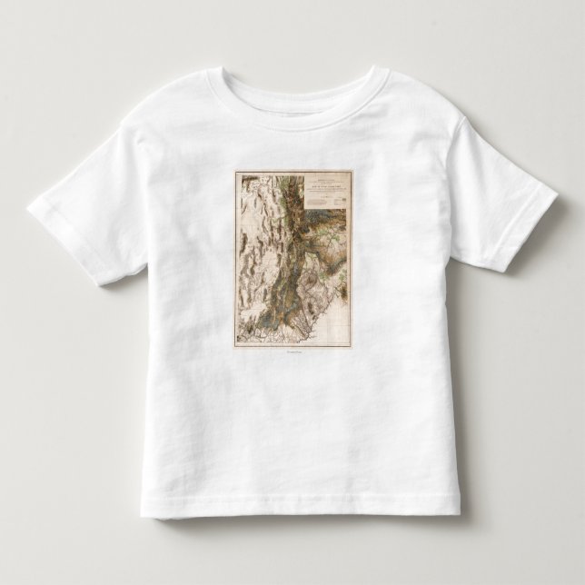 UtahPanoramic MapUtah Kleinkind T-shirt (Vorderseite)
