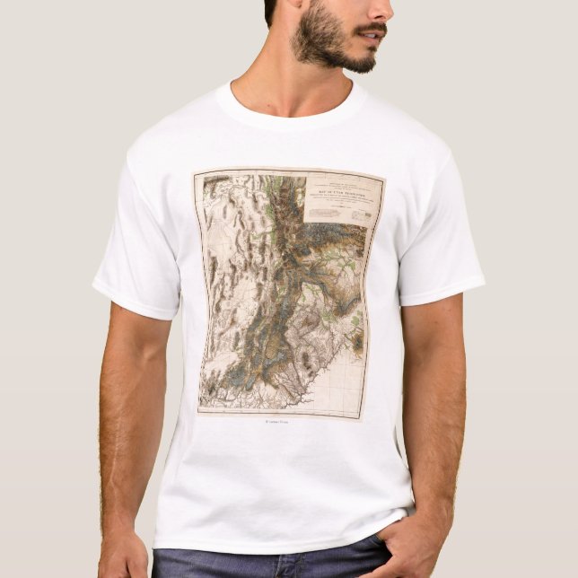 UtahPanoramic MapUtah T-Shirt (Vorderseite)