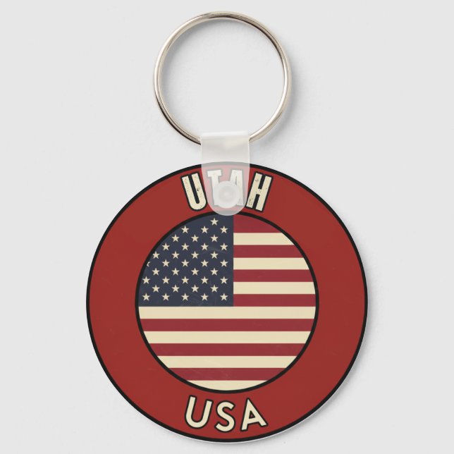 Utah's Mighty 5 - National Parks Gift  Schlüsselanhänger (Vorderseite)