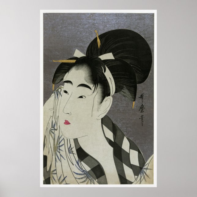 Utamaro Wiping Poster CC0054 (Vorne)
