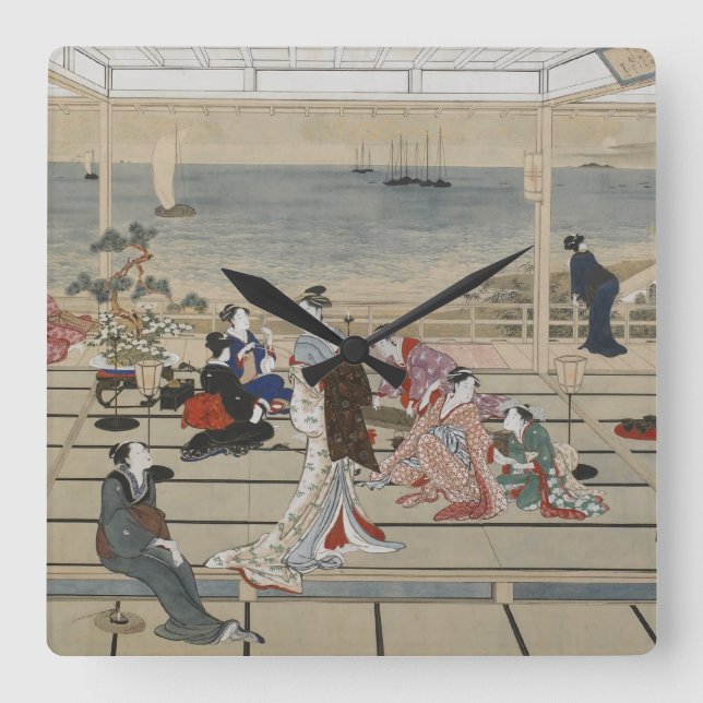 Utamaros Uhr für japanische Kunst (Vorderseite)