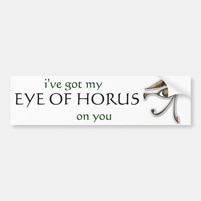 Utchat - Amulett des Schutzes Autoaufkleber (Vorne)