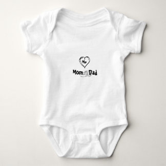 Ute Mama & Papa Herz – Baby-Body mit individuellem Baby Strampler