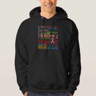 Uteriner Krebs-Überlebender Collage.png Hoodie