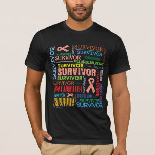 Uteriner Krebs-Überlebender Collage.png T-Shirt