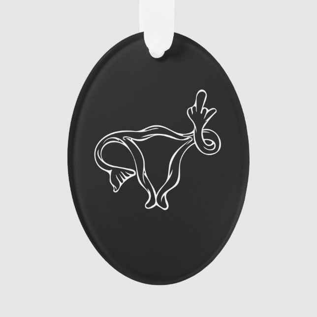 Uterus à doigt moyen Pro-choix (devant)