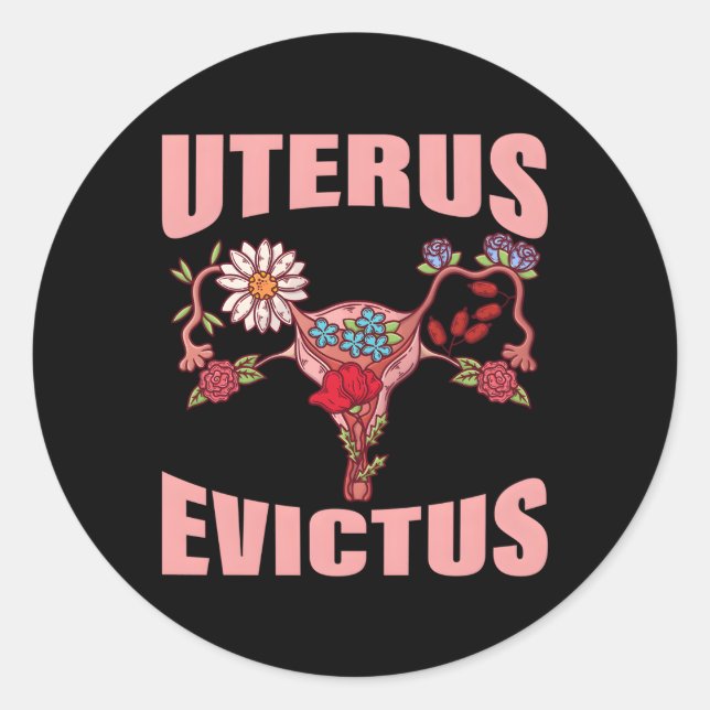 Uterus Anatomie Uterus Evictus Uterus Entfernungsh Runder Aufkleber (Vorderseite)