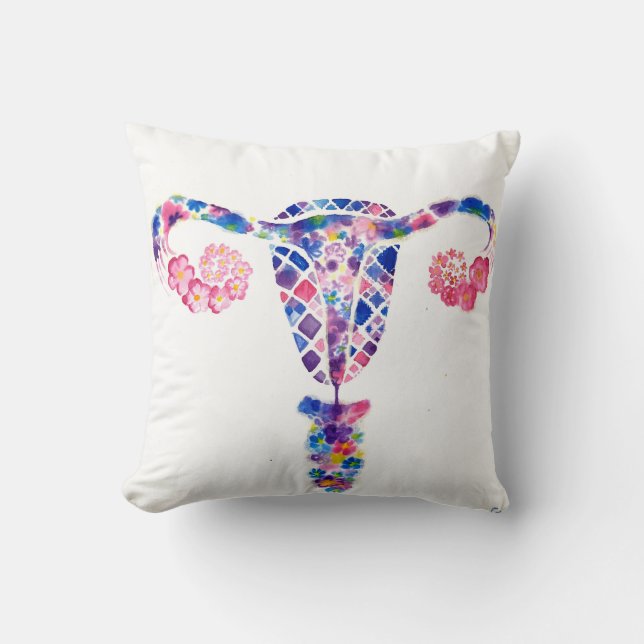 Uterus Kissen (Vorderseite)