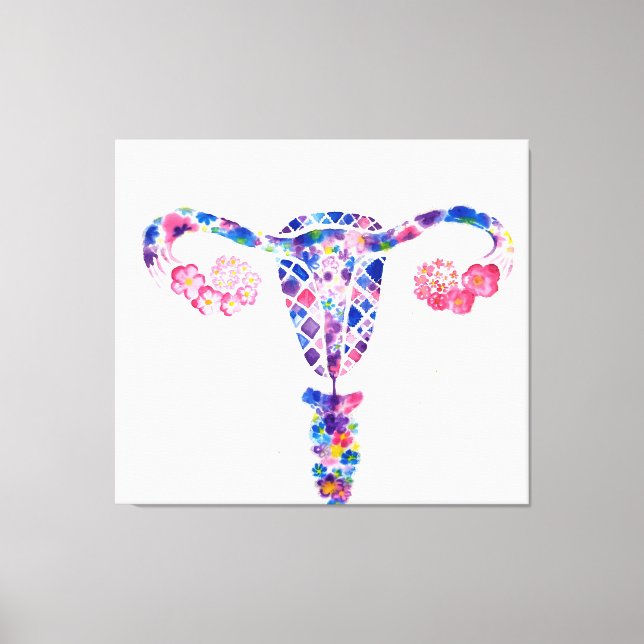 Uterus Leinwanddruck (Vorderseite)
